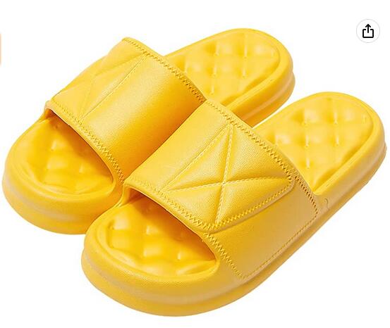 Pillow Slippers Eva Open Toe Super Soft Sole Home Slippers Cloudfeet Ultra-Soft Slippers Non Slip Thick Sole Sandals Quick Dry Shower Summer Slippers For Men &Women